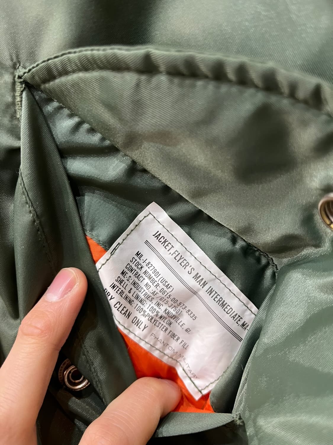 Phantom Military ma-1 플라이트 자켓 상품이미지4