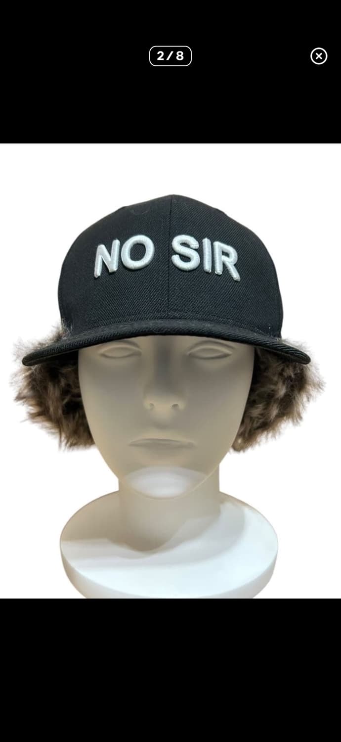 언더커버x뉴에라 no sir 플랩캡 군밤 퍼 모자 상품이미지2