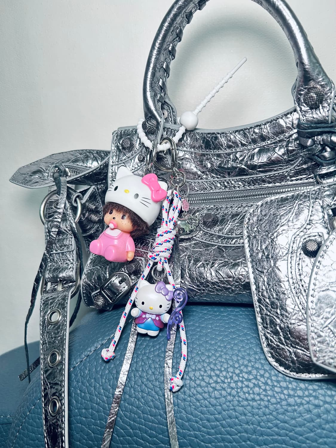 ✨💖정품 산리오 헬로키티 - 마법공부 랜덤 피규어 커스텀키링 상품이미지3