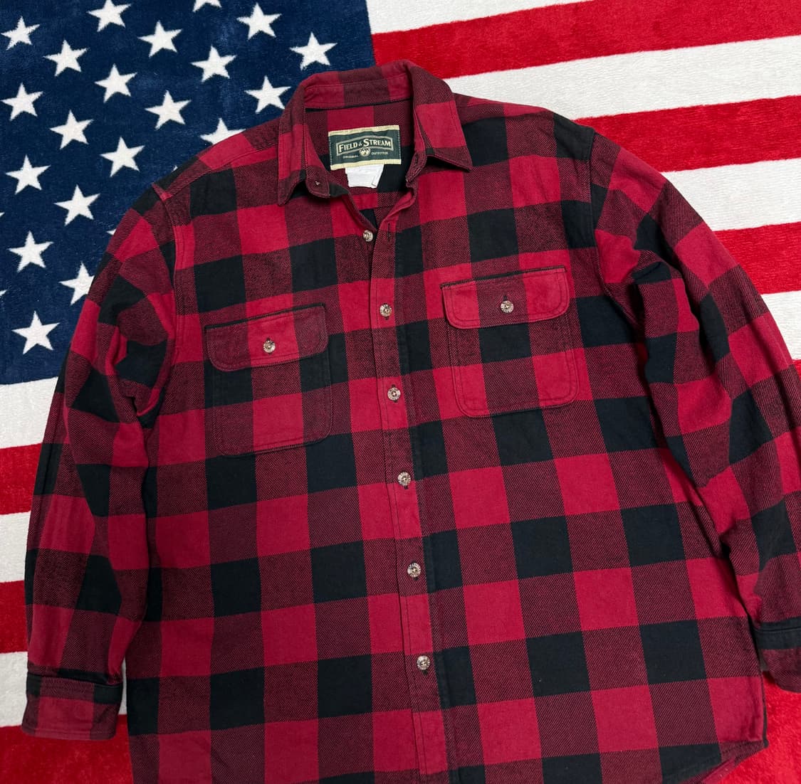 필드앤스트림 버팔로체크플란넬셔츠 buffalo flannel shirts 상품이미지4