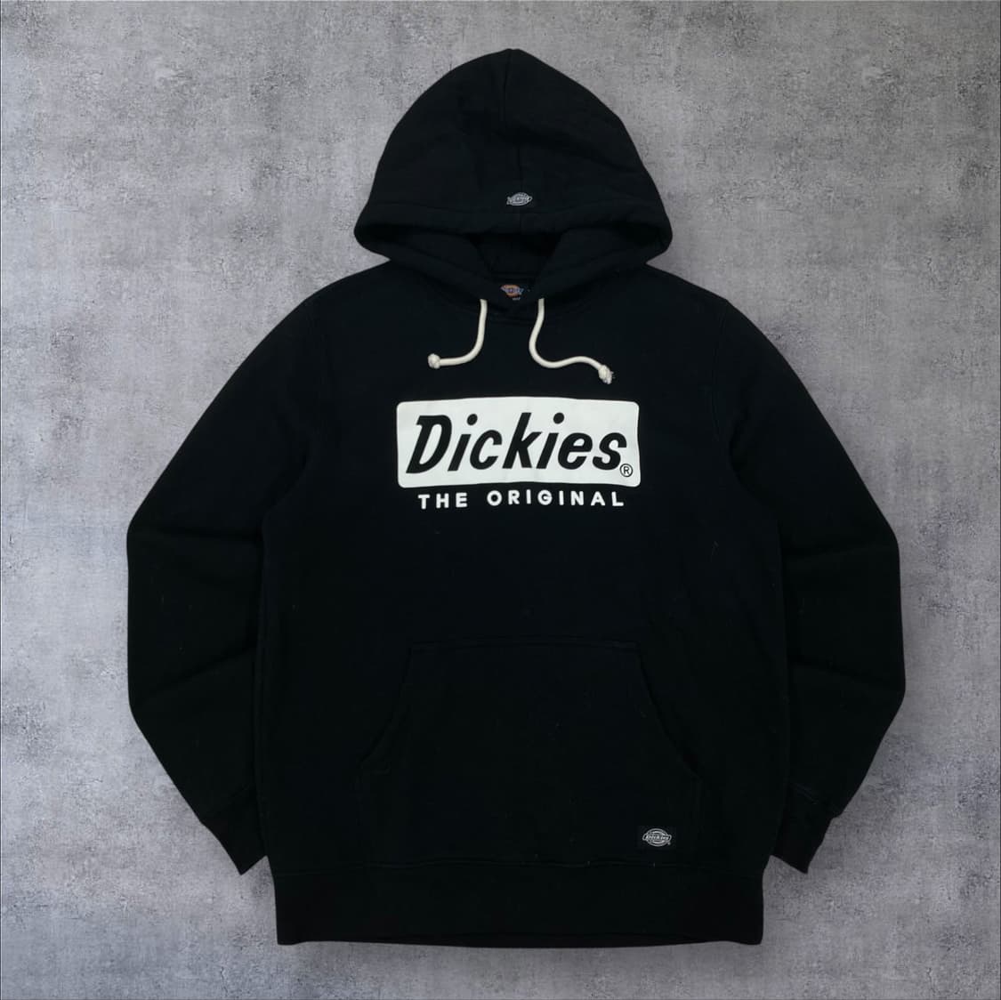 디키즈 스펠아웃 빅로고 블랙 후드티 상품이미지1