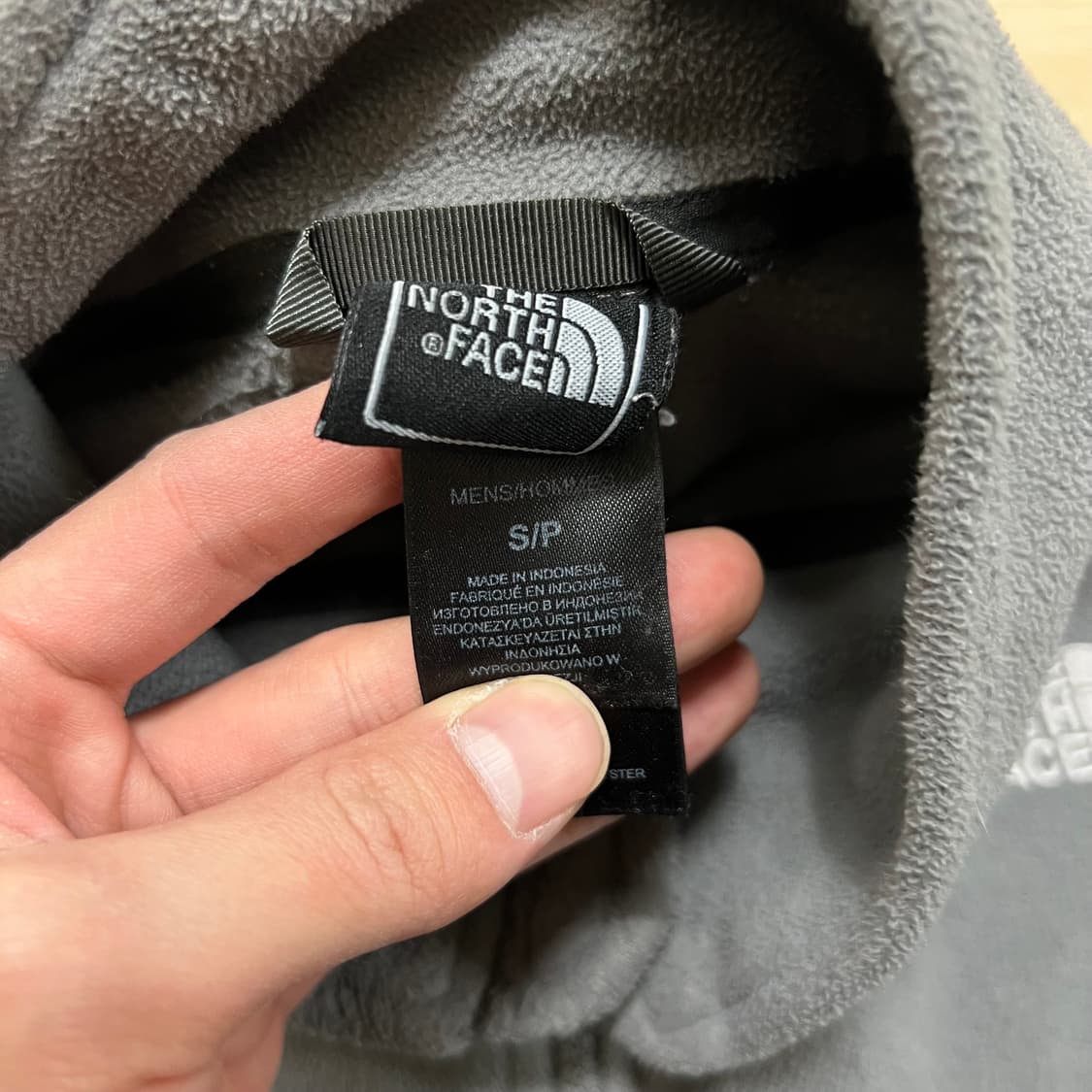노스페이스 하프돔 로고 후리스 플리스 집업자켓 [차콜] S/90 상품이미지6