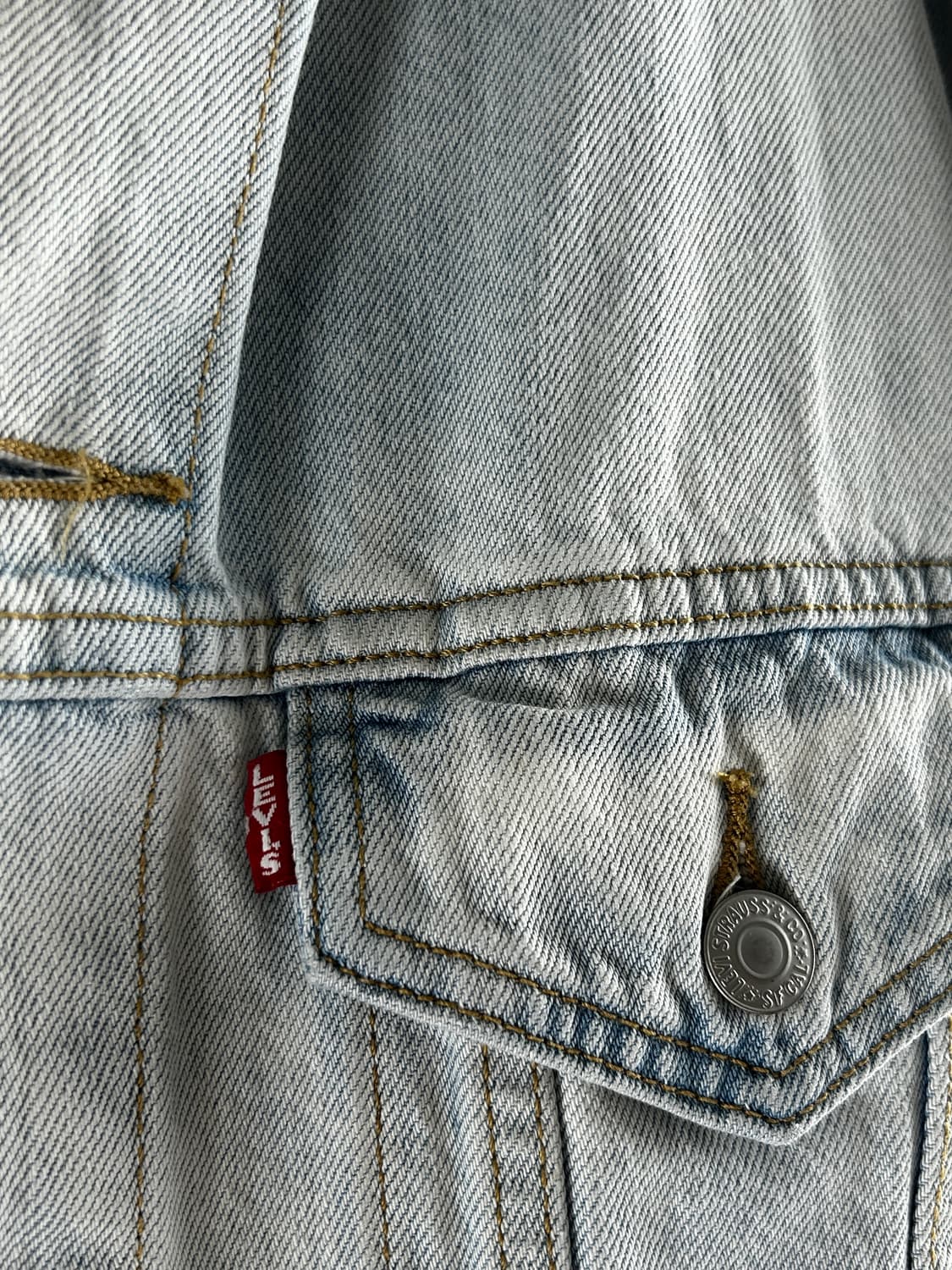 리바이스 Levis 프리미엄 연청 데님자켓 청자켓 M 95 상품이미지4