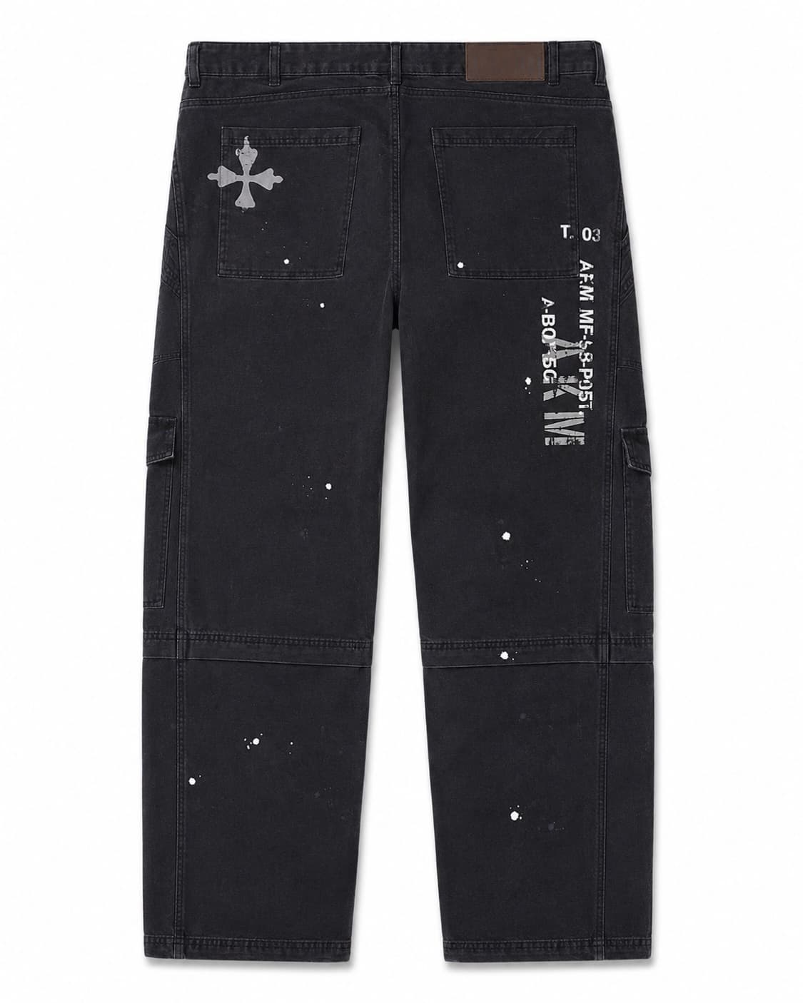 아캄 Painted Military Cargo Pants (Black) 상품이미지3
