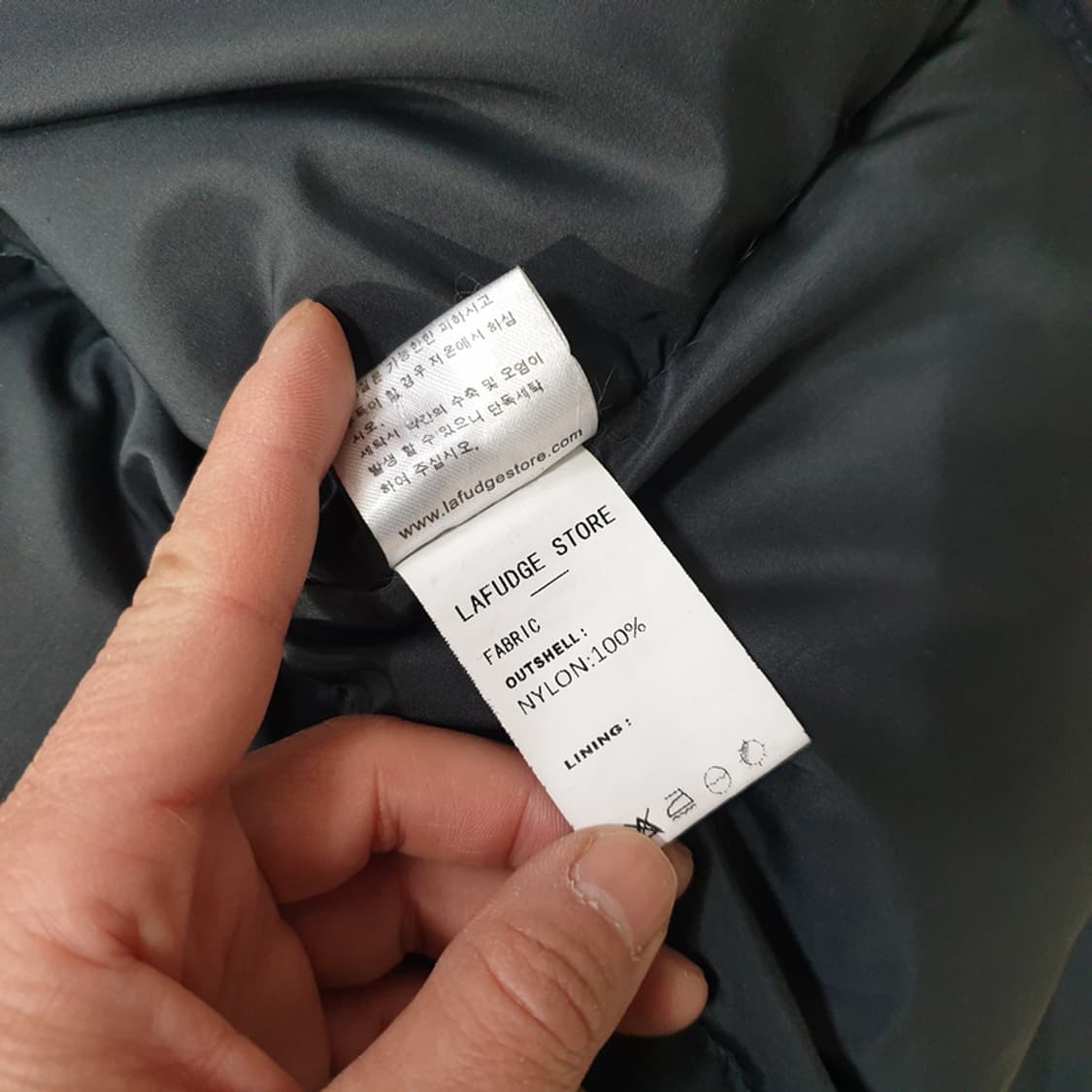 라퍼지 포 우먼 덕다운 셔링 카라 롱 패딩 자켓 M 상품이미지8