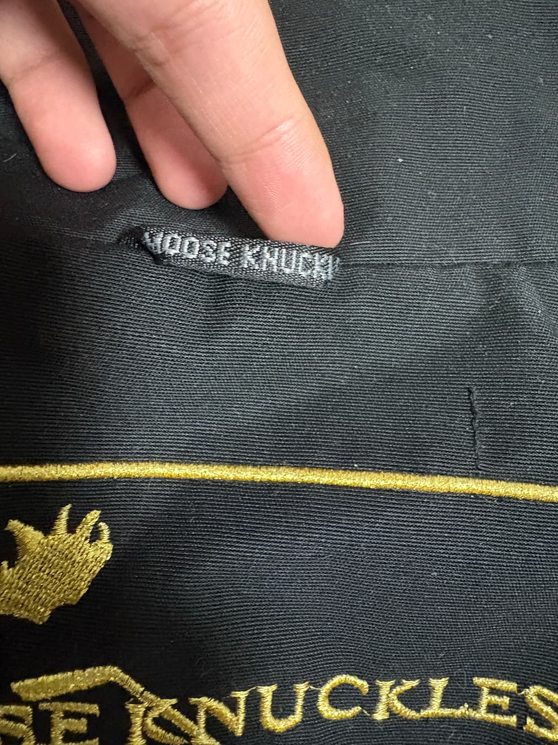 무스너클 금장 패딩 XL 상품이미지6