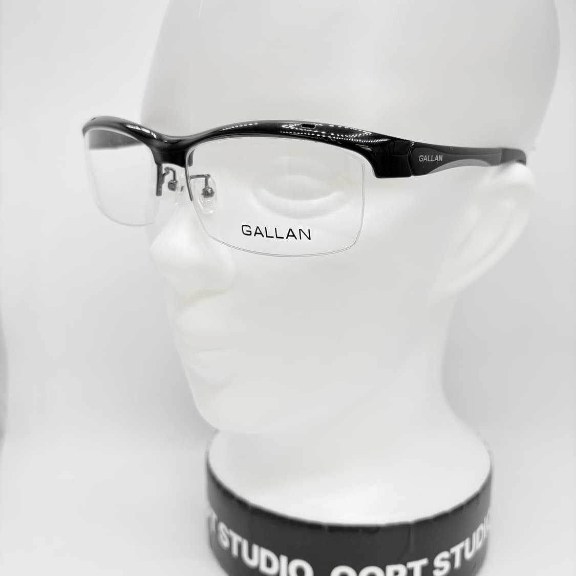 GALLAN 블랙 반무테 고글 안경 상품이미지7