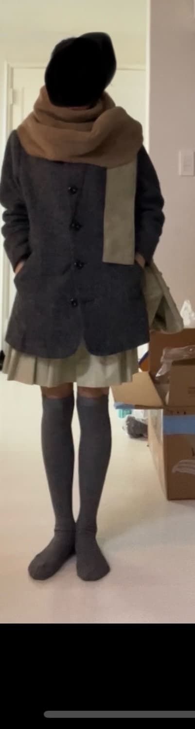 일본브랜드 울 모헤어반코트  55,66 상품이미지7