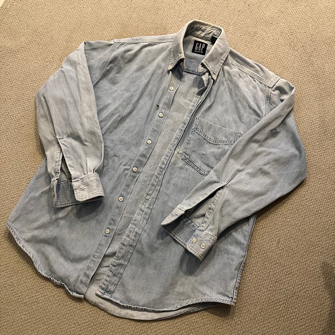 90s 올드갭 (Gap) Made In Canada 데님셔츠 상품이미지2