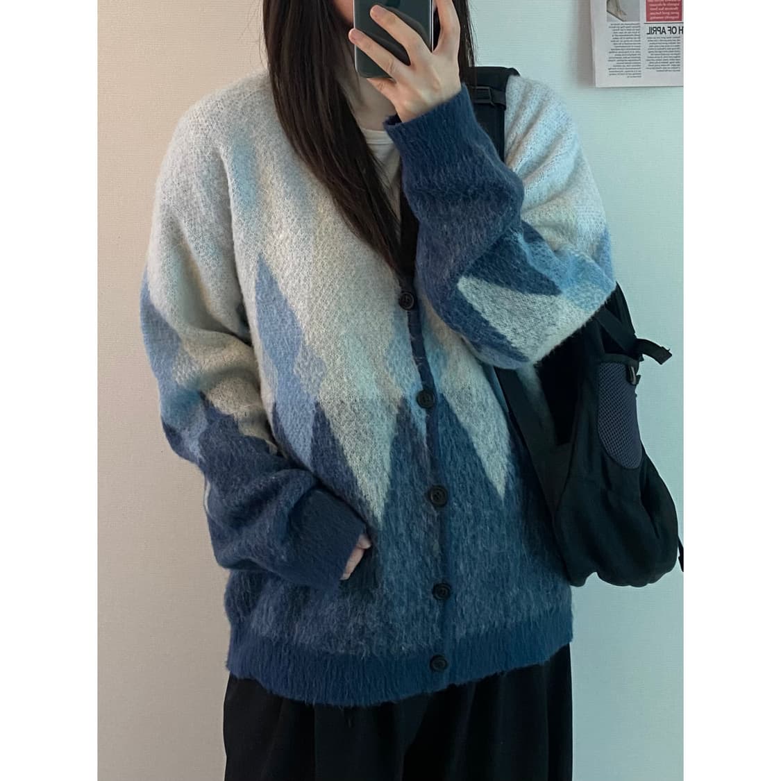 비슬로우 모헤어 니트 가디건 상품이미지2