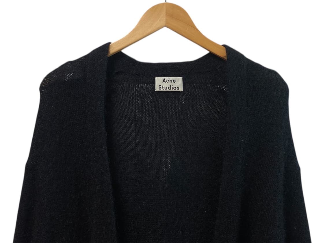 Acne아크네스튜디오 모헤어 블랙 가디건 S-L 상품이미지2