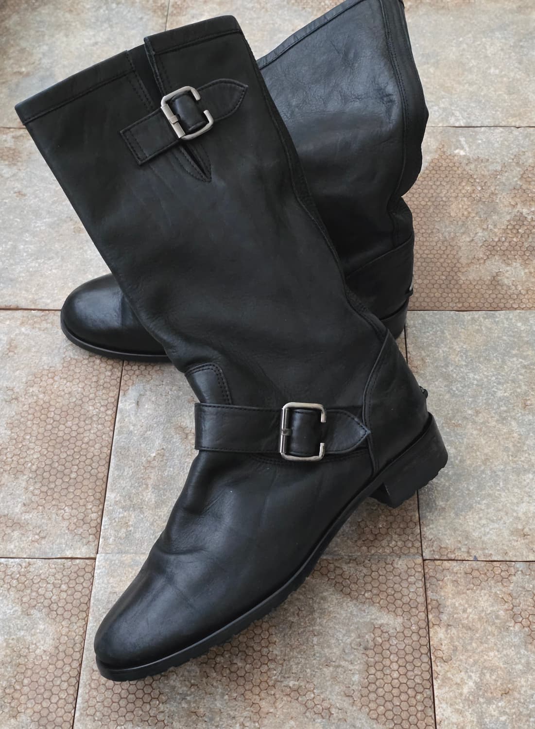 (235)닥스 버클 미들 부츠 상품이미지1