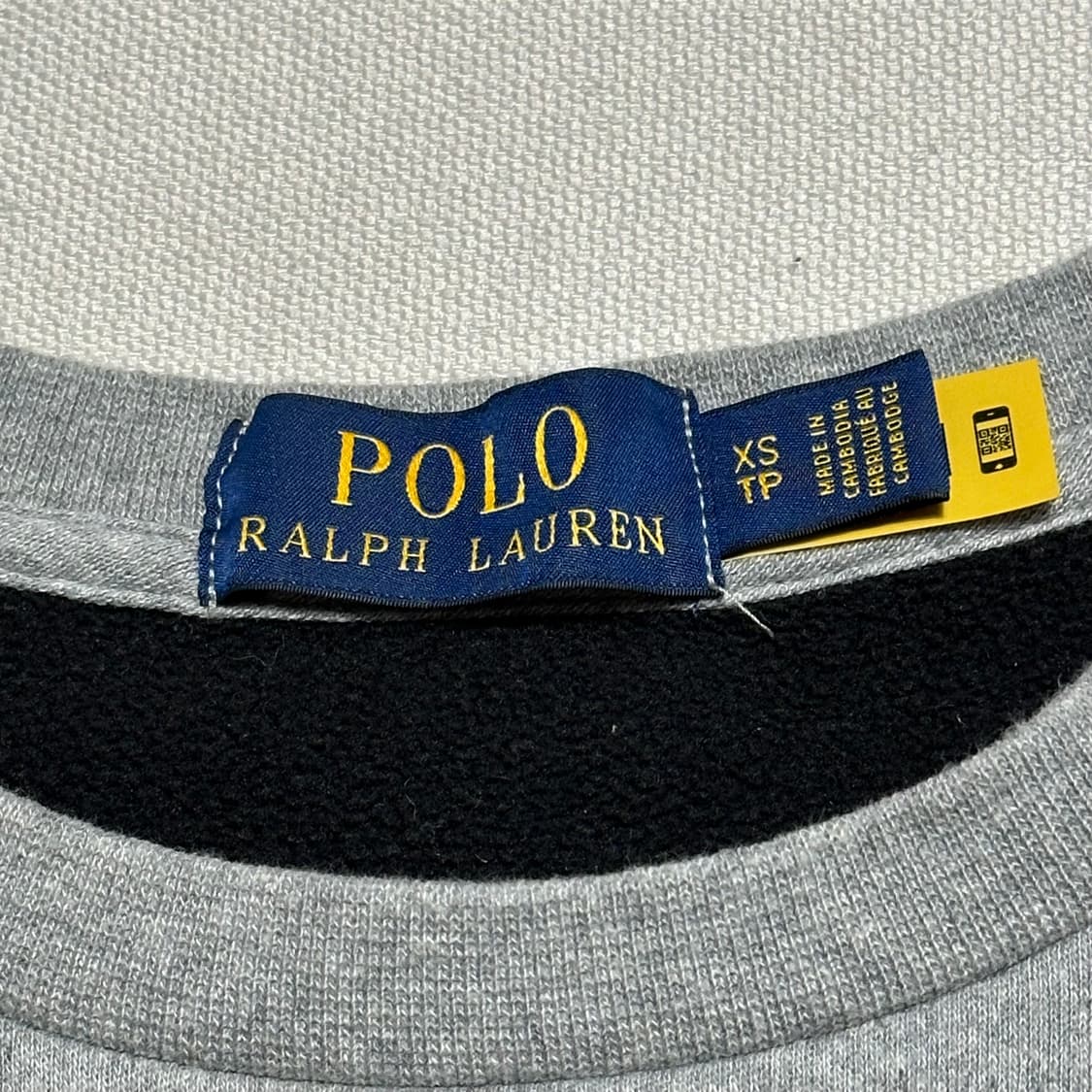XS 폴로랄프로렌 그레이 라운드넥 맨투맨 상품이미지4