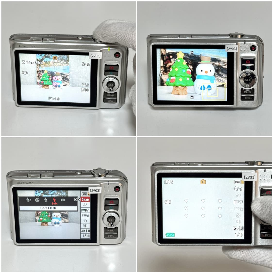 카시오 엑슬림 H15 실버 빈티지디카 상품이미지5