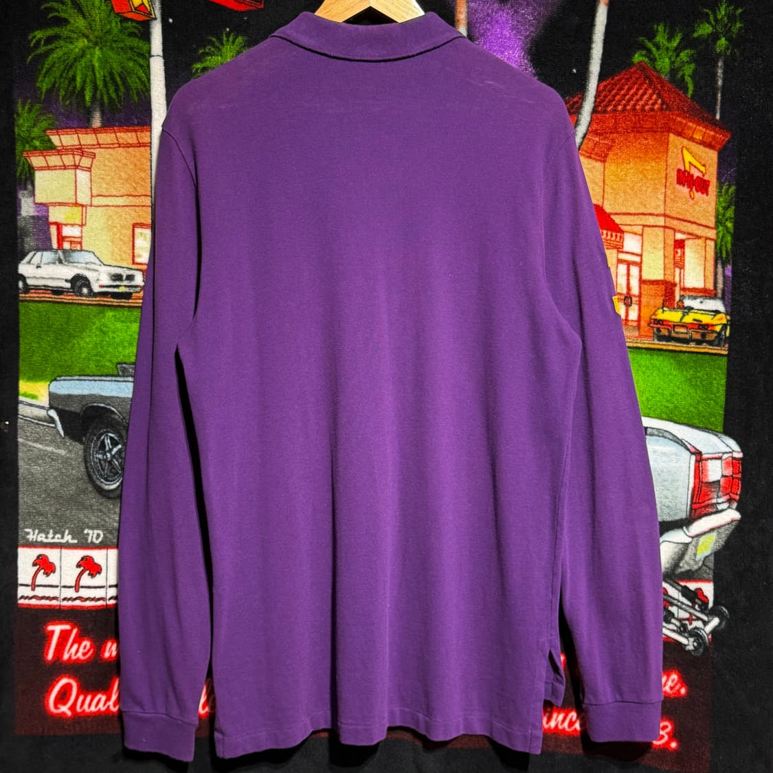 폴로랄프로렌 빅포니 긴팔 카라티 L 바이올렛 상품이미지5