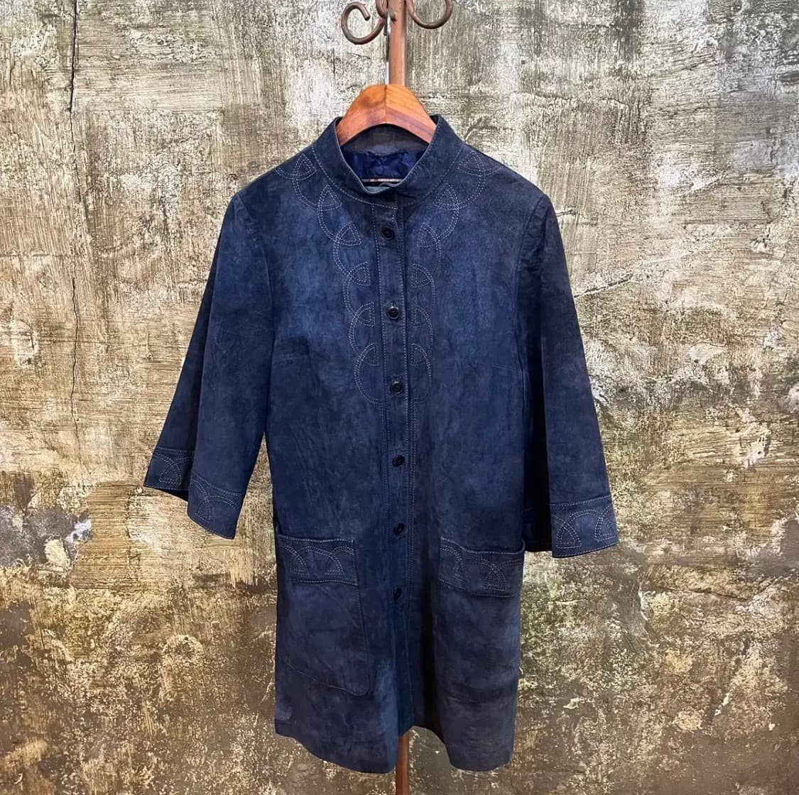 빈티지 돈피 가죽 코트 상품이미지1