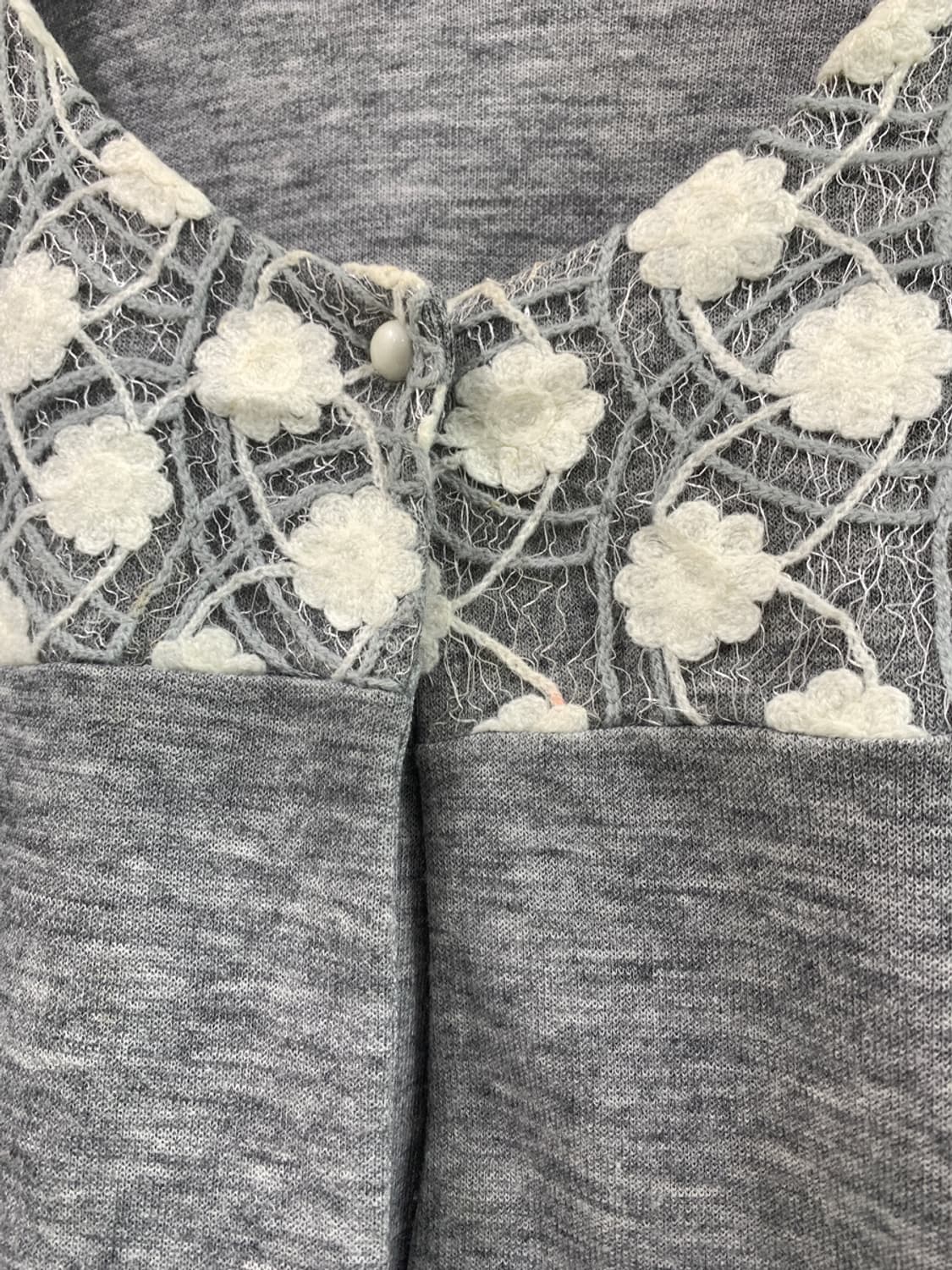 Flower one button cardigan 상품이미지6