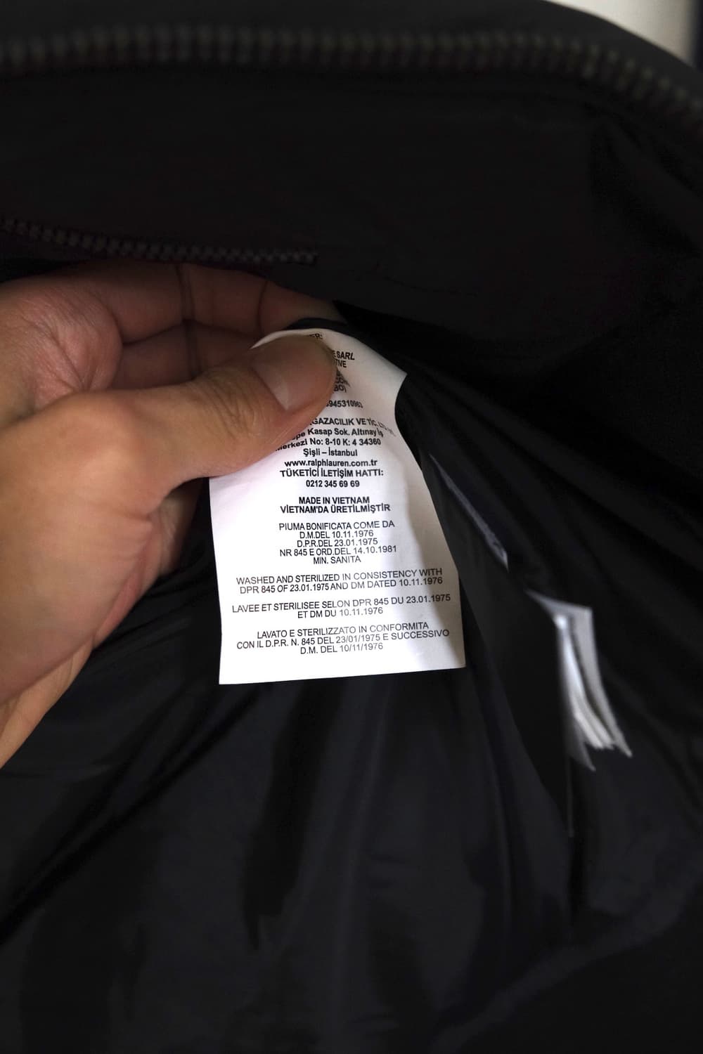 폴로 랄프로렌 텍스처 립스탑 다운 패딩 M 상품이미지6