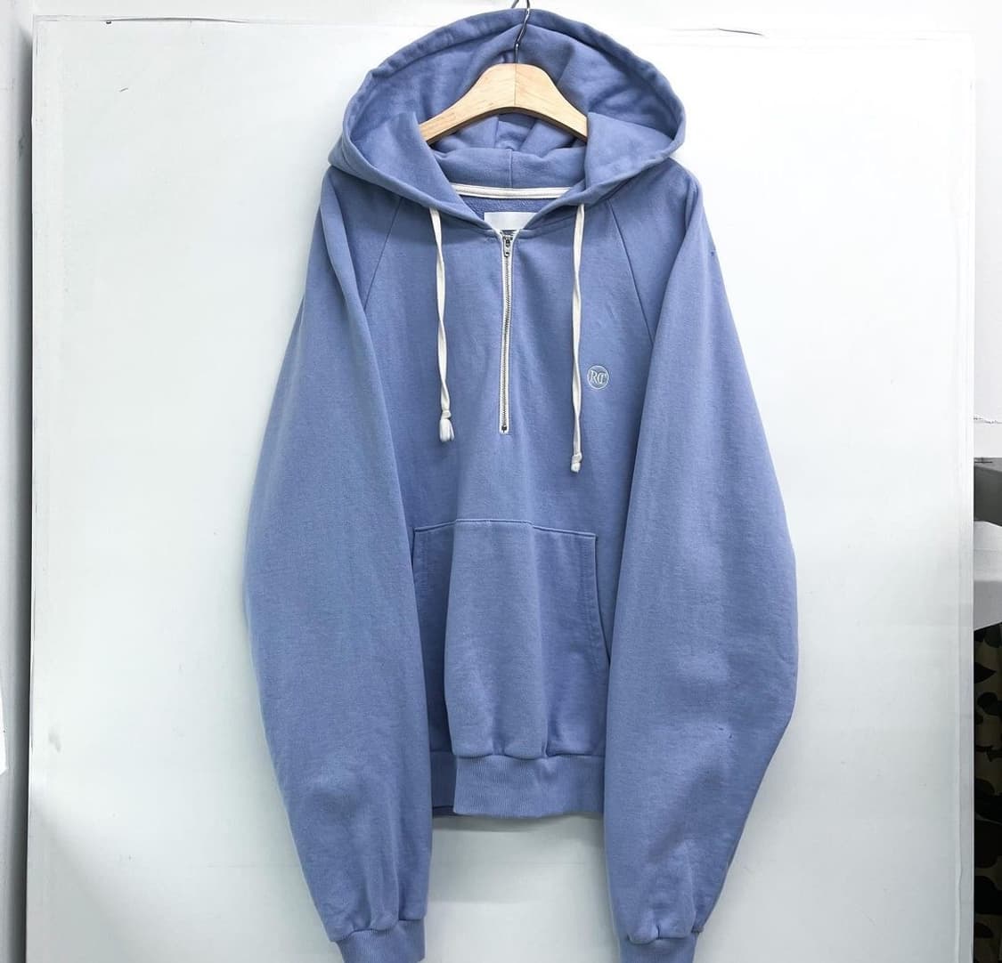렉토 라벤더 반집업 후드티 상품이미지2