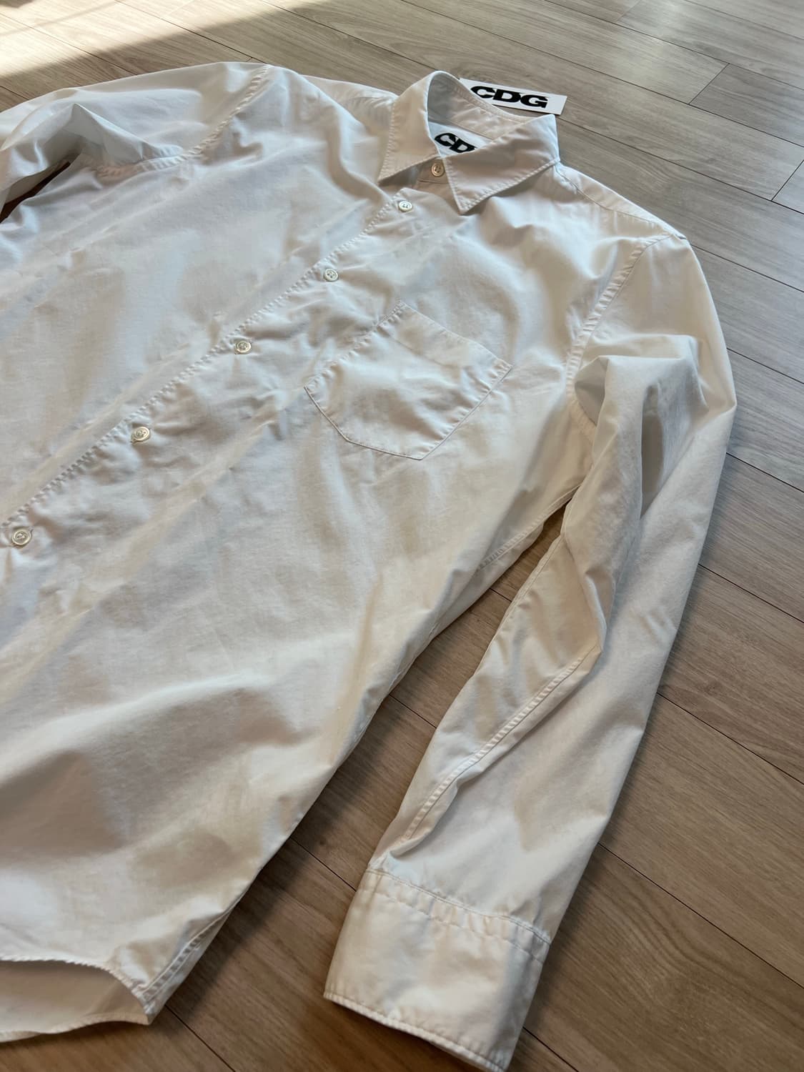 꼼데가르송 / CDG 화이트 셔츠 / L 상품이미지4