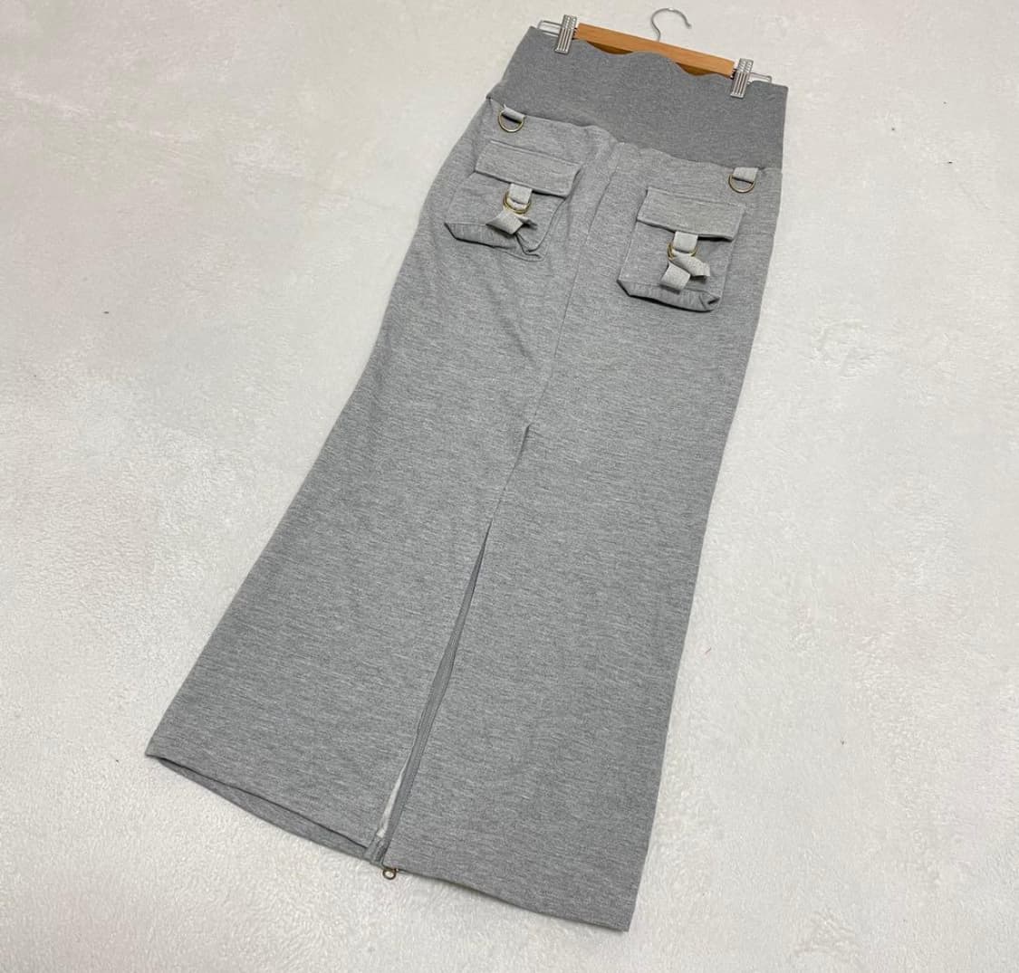 갸루 지퍼스커트 빈티지 스터드 dia 상품이미지4