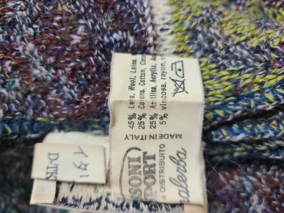 미쏘니 스포츠 빈티지 니트 머플러 상품이미지5