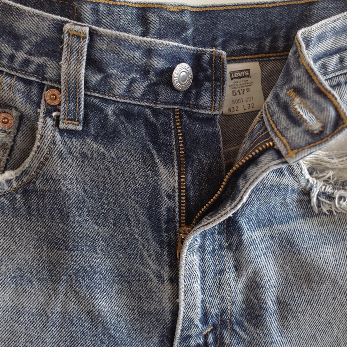 Early 00's Levi's 517 Distressed 상품이미지5