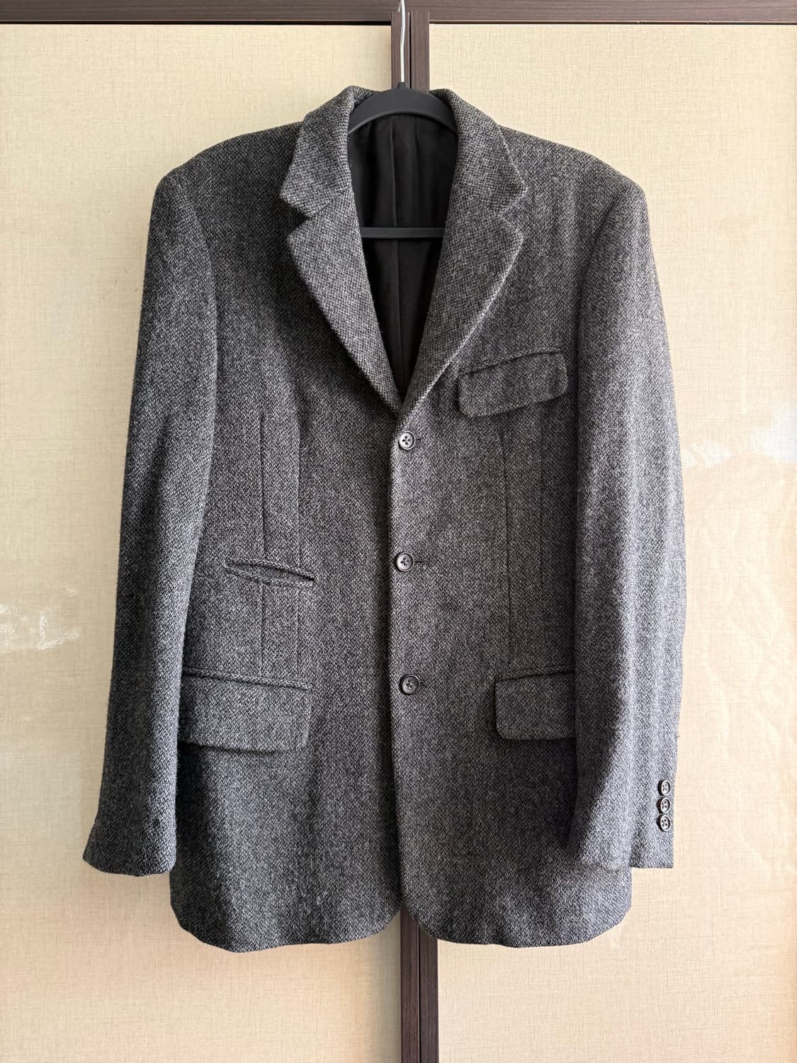 질 샌더 테일러 메이드 울 트위드 블레이저 상품이미지1