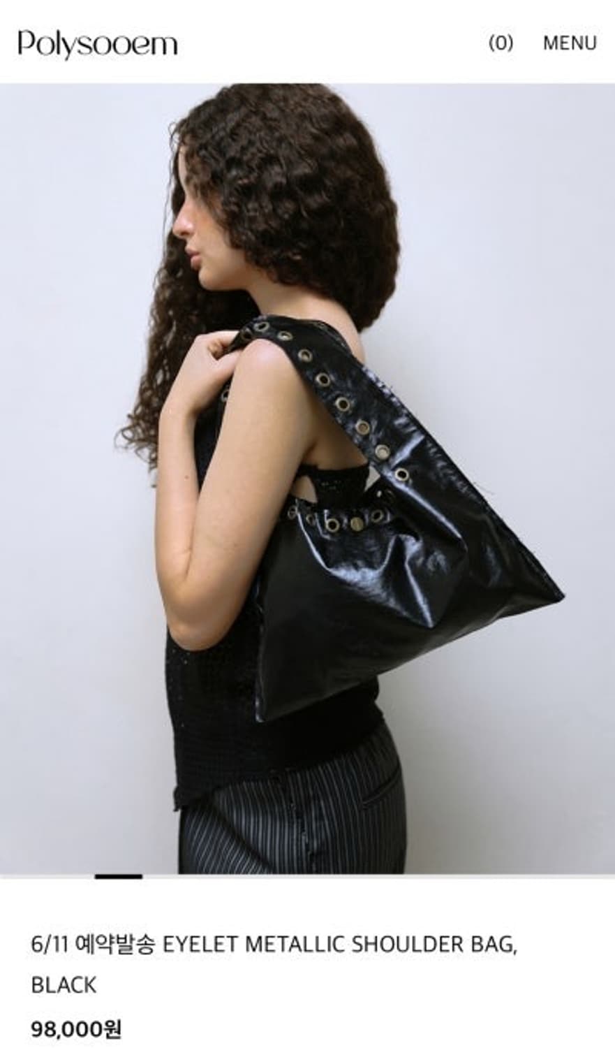 폴리수엠 메탈릭 숄더백 상품이미지2