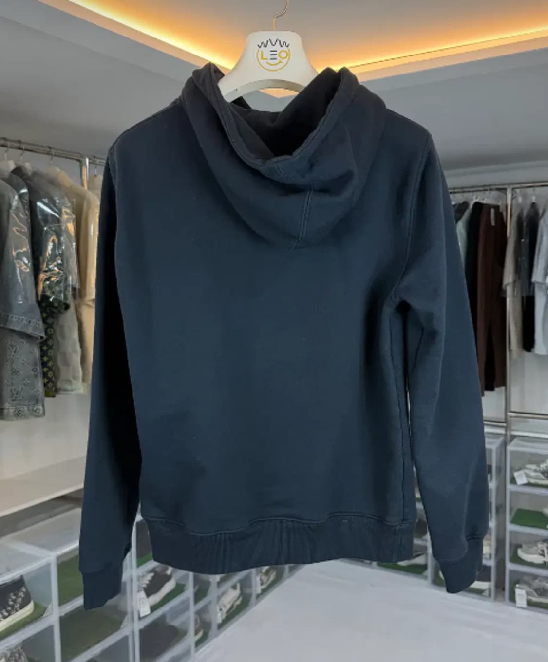 [당일배송] 디올(DIOR) CD 로고 자수 오버핏 후드 블랙 S 상품이미지3