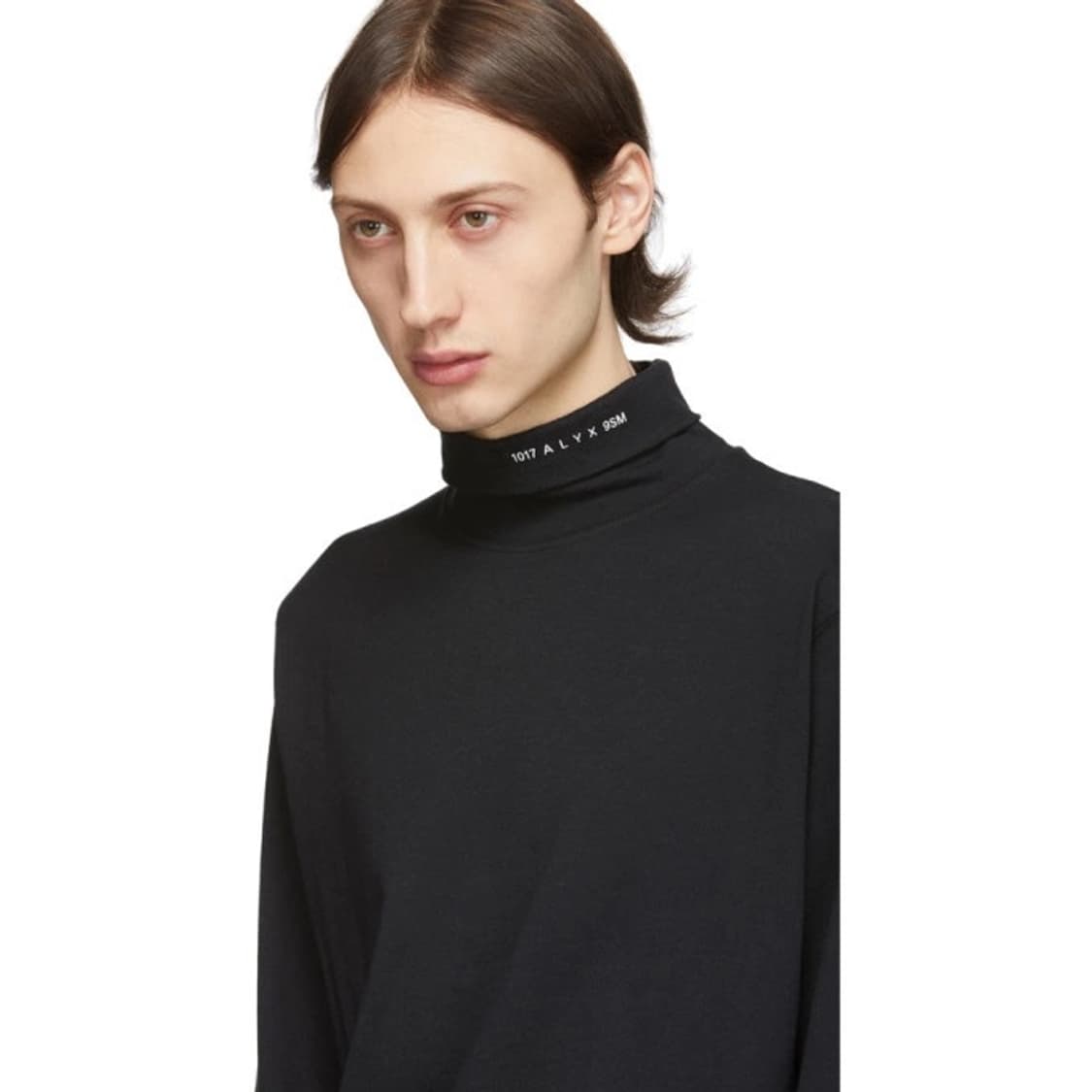 1017alyx9sm 알릭스 로고 L/S 롤넥 롱슬리브 블랙 L 상품이미지1