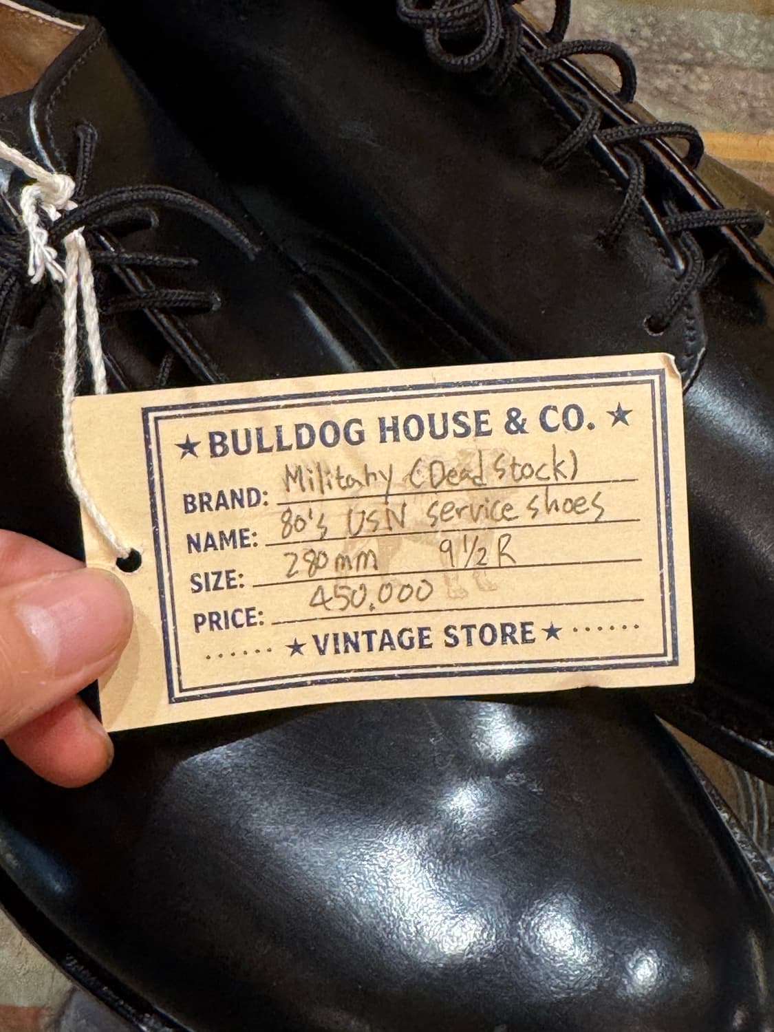 80s USN Service Shoes (280,9.5,새상품) 상품이미지7