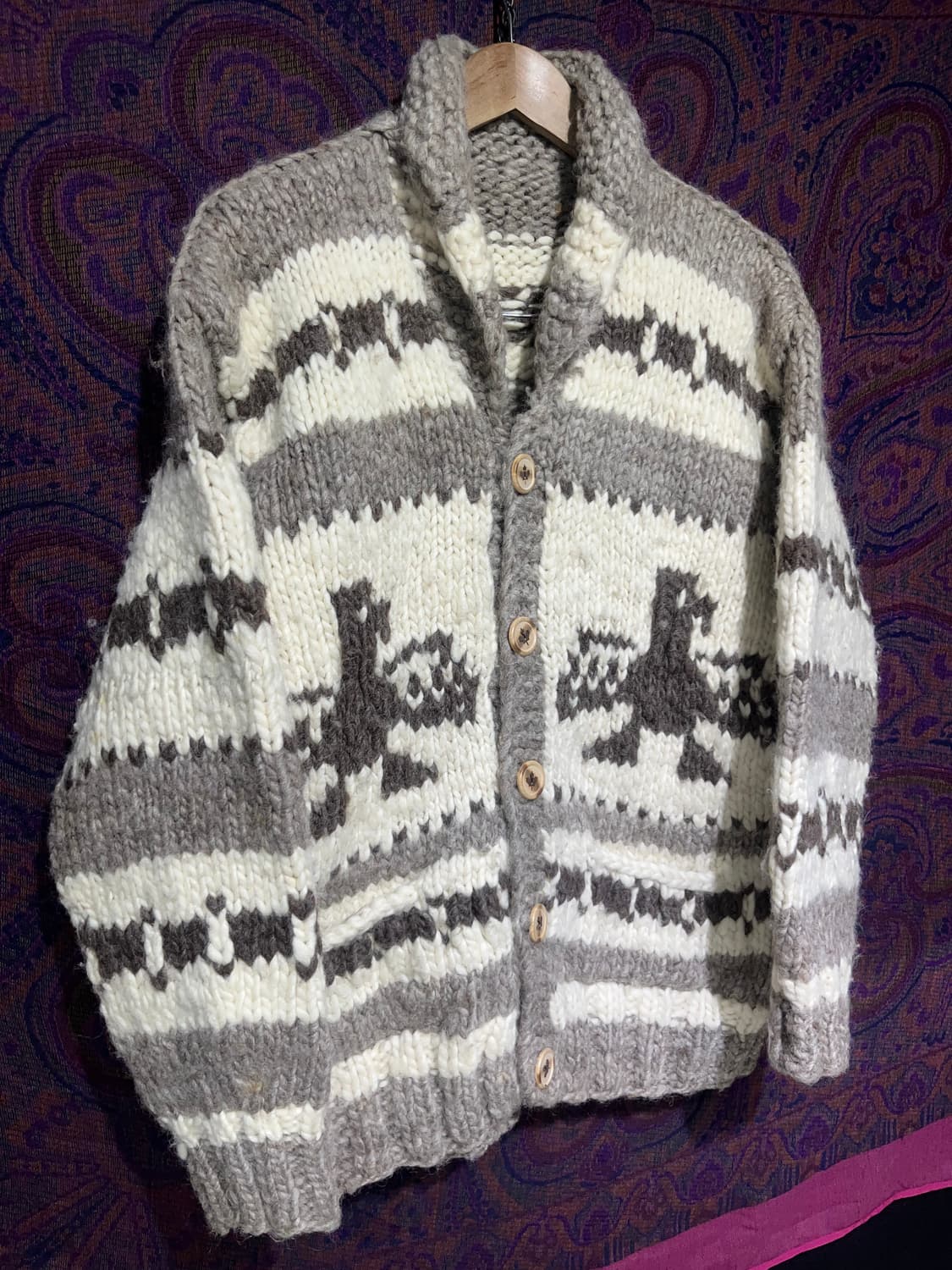 캐나다 코위찬 스웨터 상품이미지3