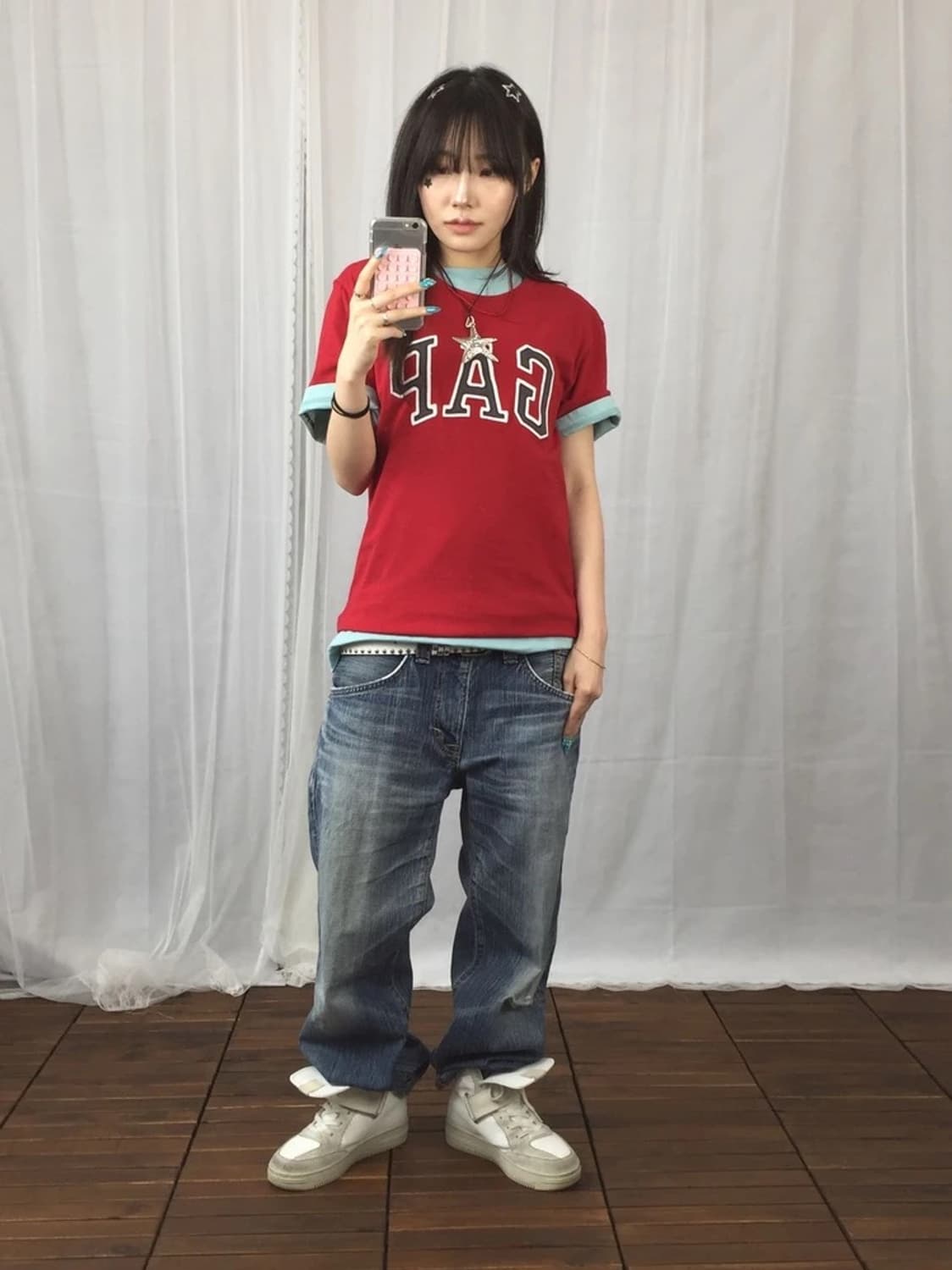 GAP Red Arch Logo Tee 상품이미지1