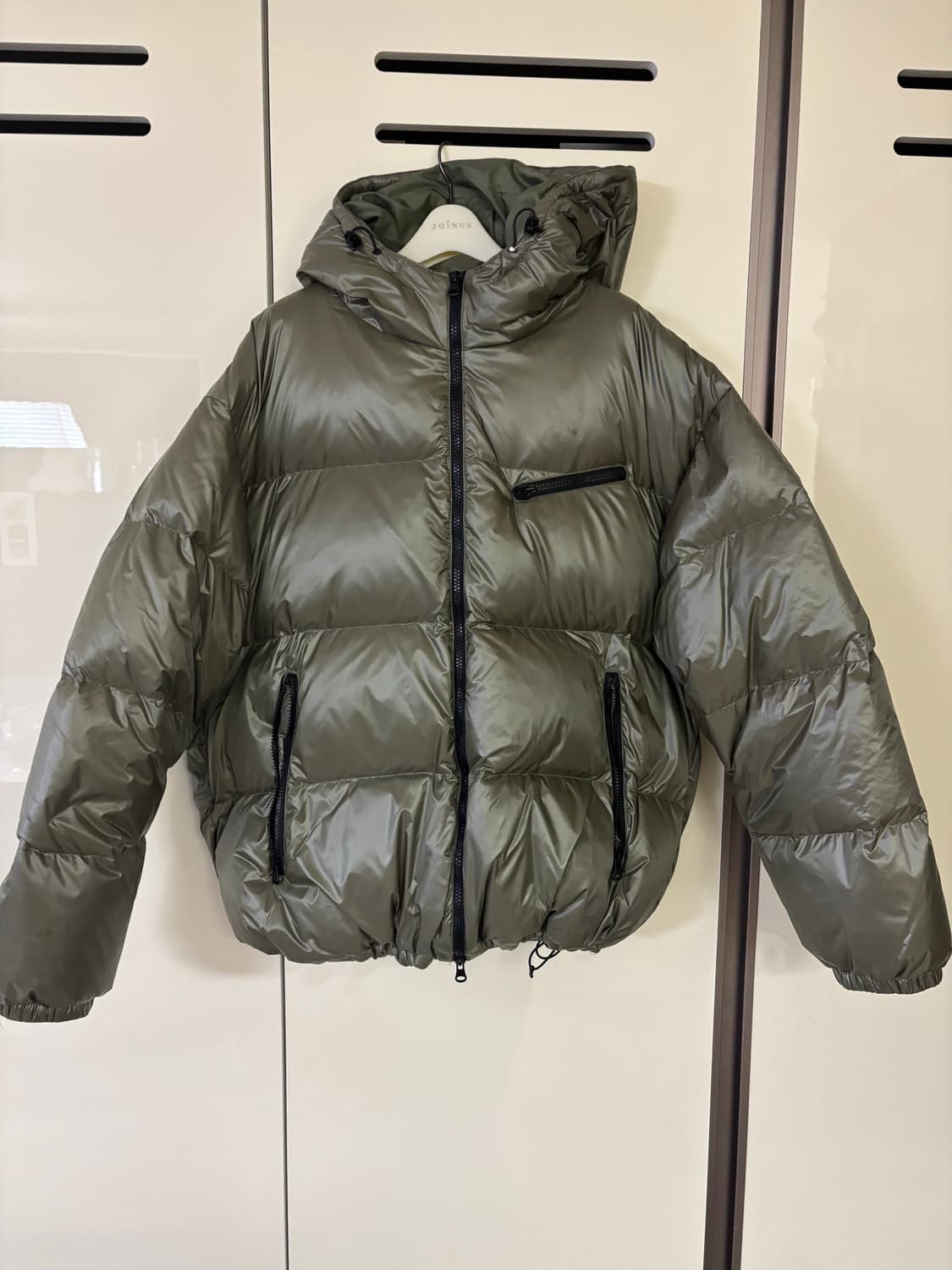 키뮤어 RDS 후디드 다운점퍼 카키 XL 상품이미지2