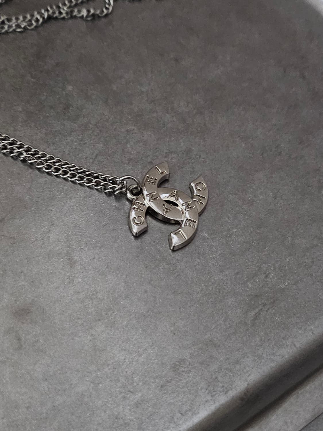 72 샤넬 빈티지 정품 목걸이 업사이클링 써지컬체인 상품이미지1