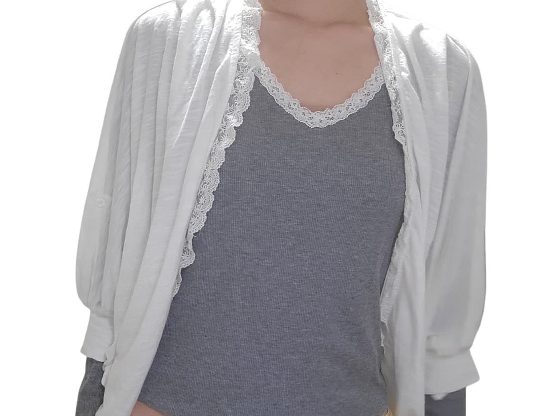 세실맥비 가오리 카디건 볼레로 로걀 갸루 오네갸루 라떼갸루 상품이미지6