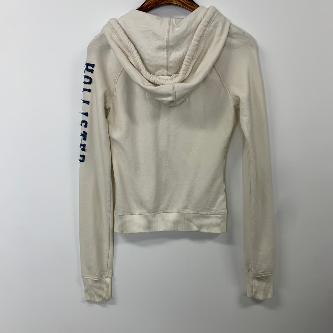 홀리스터 y2k 와투케 딱붙 아이보리 후드집업 상품이미지3