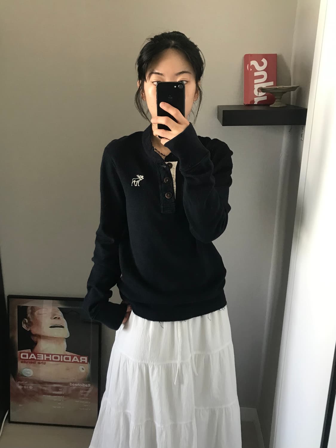 아베크롬비 산양로고 헨리넥 롱슬리브티 상품이미지4