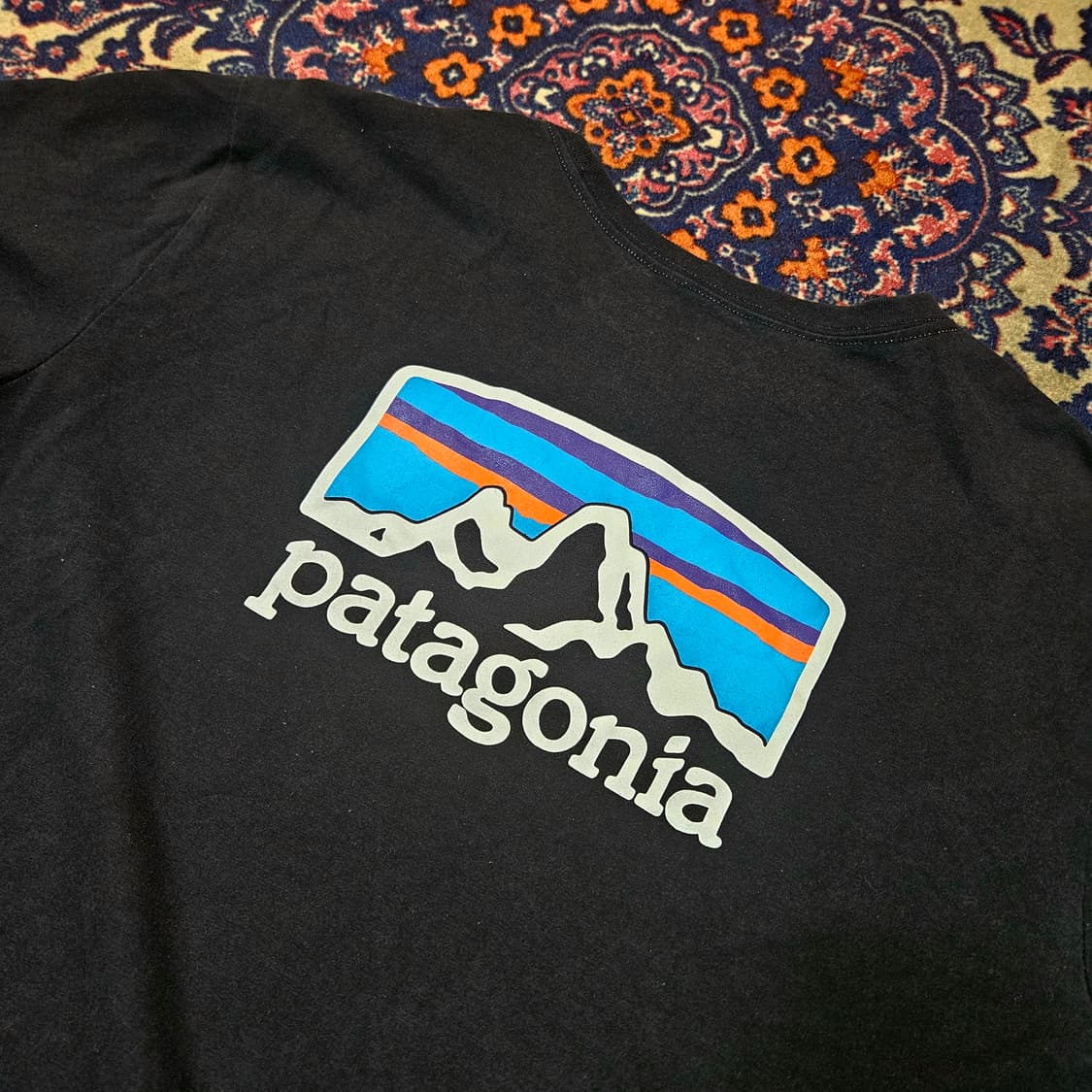 파타고니아 시그니쳐 백로고 빈티지 반팔티셔츠 상품이미지2