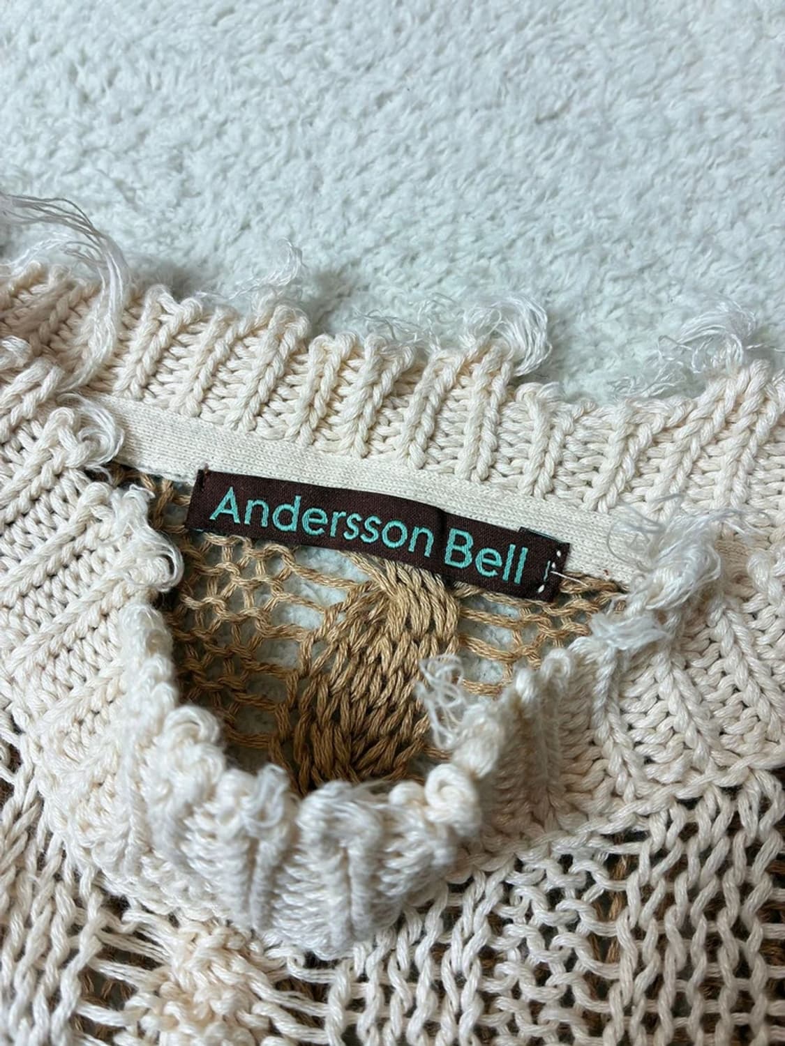 앤더슨벨 린넨 코튼 그런지 레이어드 니트 PN6855 상품이미지6