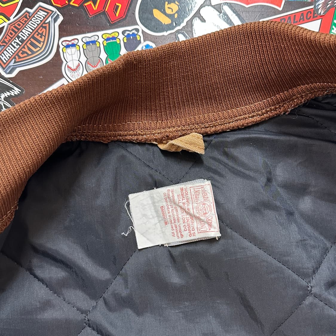 90s USA 칼하트 V01-BRN 베스트 M 상품이미지9