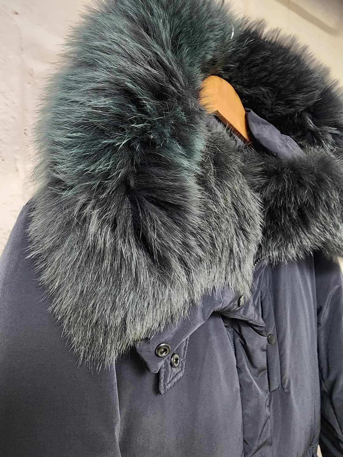 세컨플로어 폭스 퍼 패딩 코트 상품이미지5