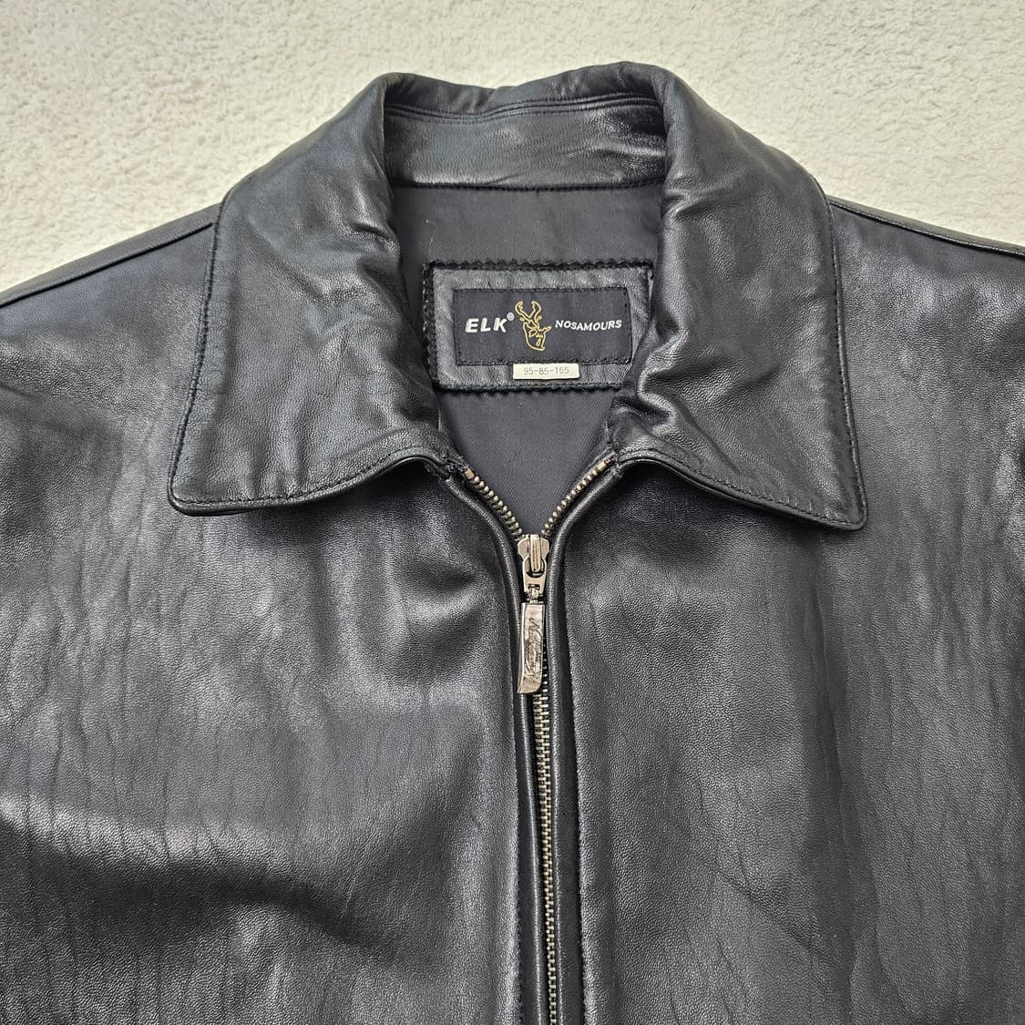 [95] ELK 남성 블랙 양가죽 자켓 상품이미지2
