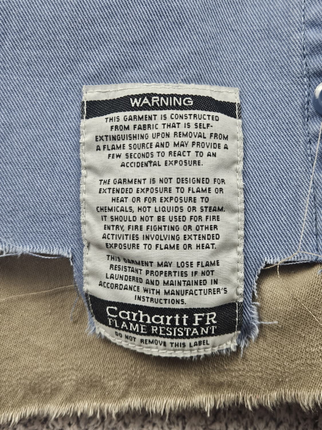 FR칼하트 레이어드 리워크 커스텀 워크 셔츠 ( XL ) / 10644 상품이미지9