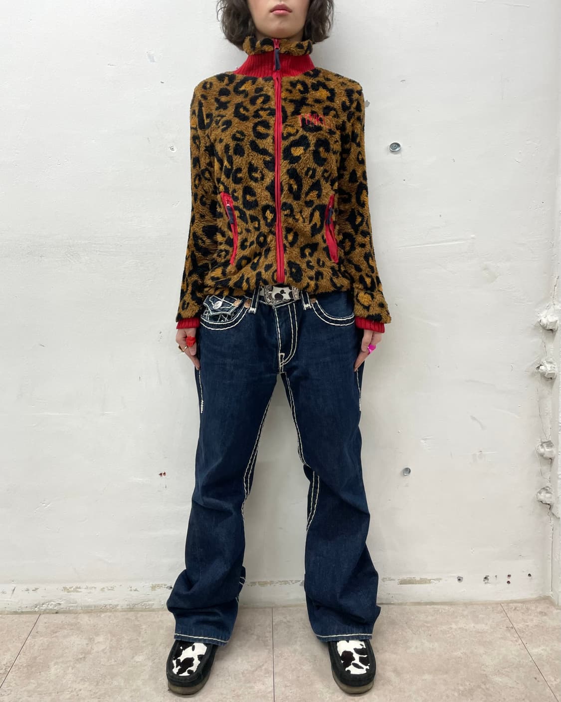 CHUXXX Leopard Fur Zip Up  상품이미지4
