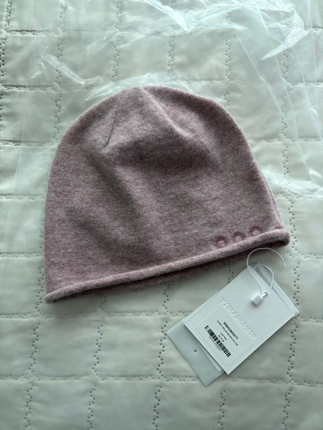 999휴머니티 오버핏 롤 비니 [indi pink] 상품이미지2