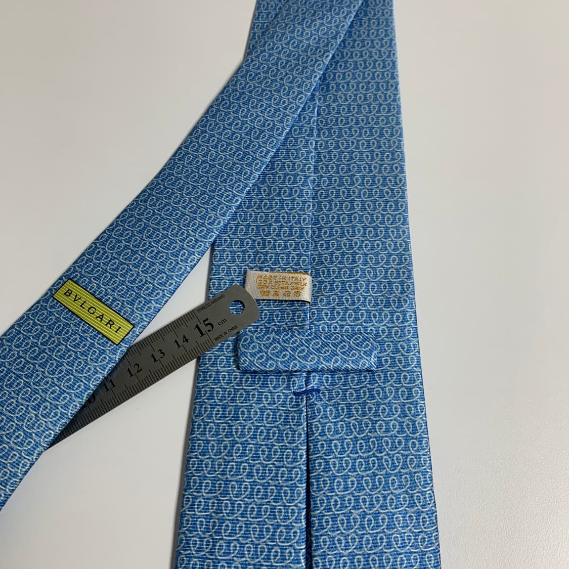 불가리(BVLGARI) 자카드 명품넥타이 100실크 혼주넥타이 A-A+ 상품이미지6