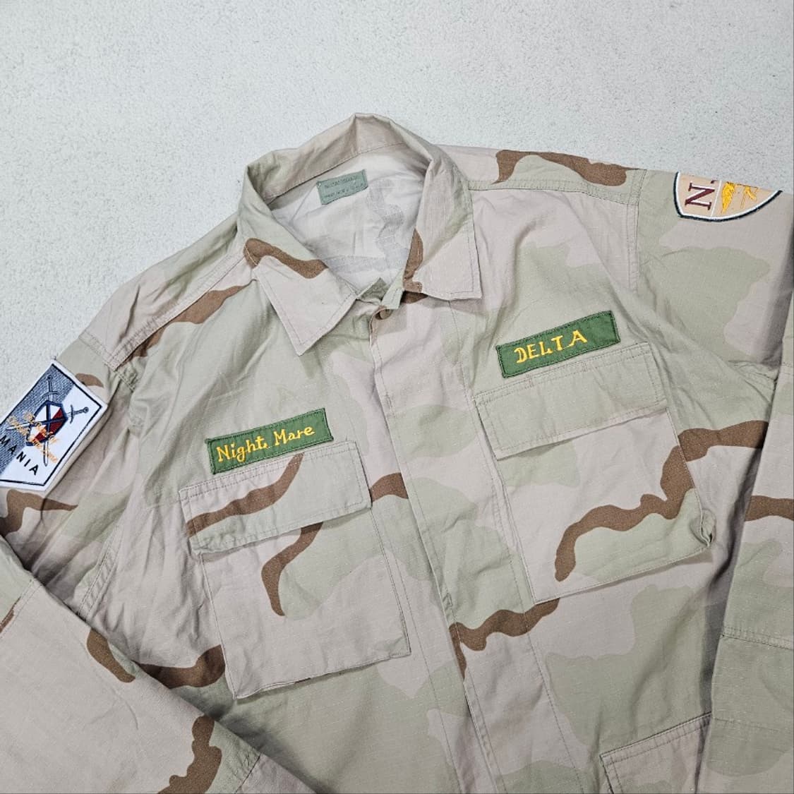 미군 데저트 카모 bdu 자켓 M/R 상품이미지4