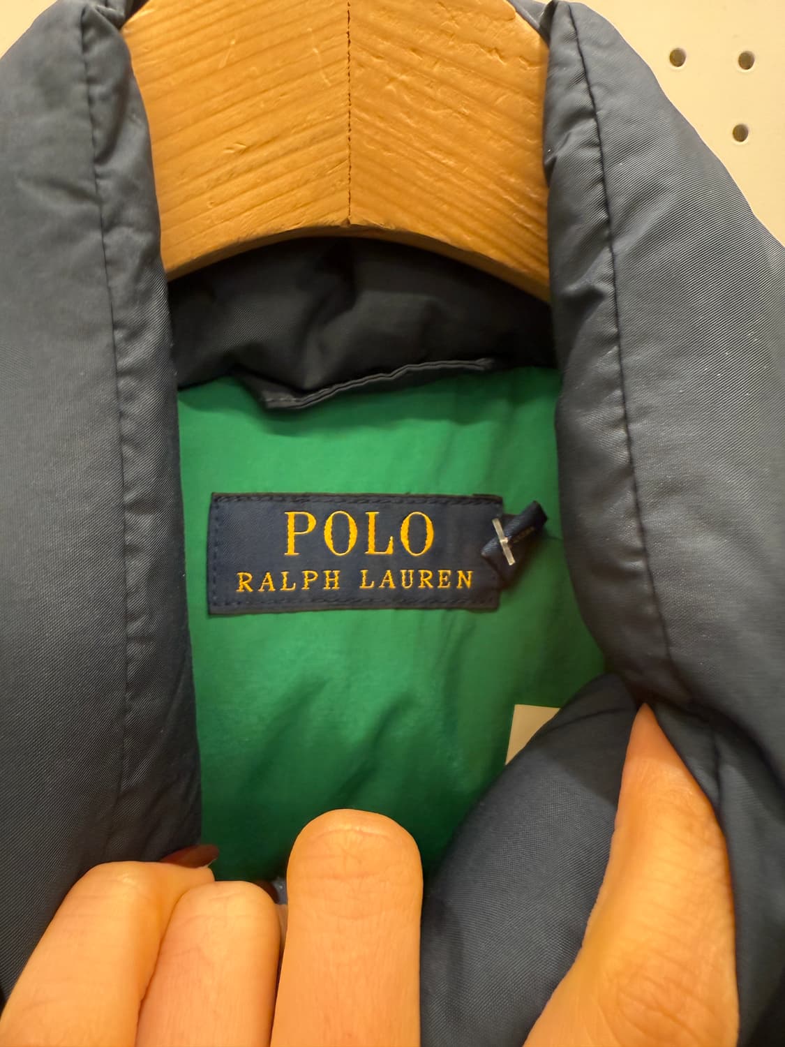 폴로 랄프로렌 네이비 덕다운 패딩조끼 U1529 상품이미지4